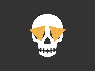 Cinco de Nachos cinco emoji eyes mayo nacho skull