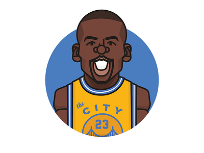 Draymond Green basketball character city draymond golden state green illustration oakland san francisco sports vector warriors