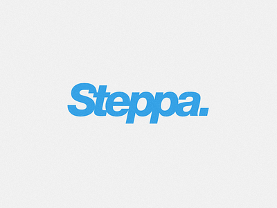 Steppa Logotype design graphic design helvetica logo logo design type typography