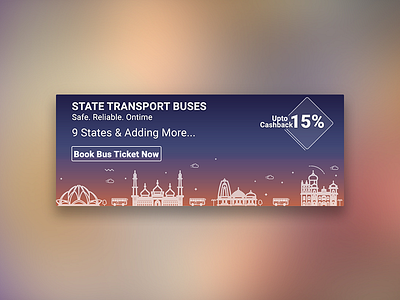 Card UI-Concept app bus card india ui