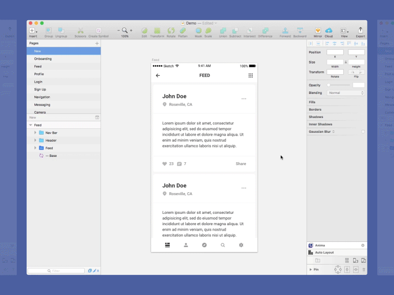 Wireframe Kit v3 animation autolayout blueprint clean gif sketch ui ui8 ux wireframes