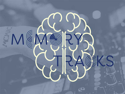 Memory Tracks Podcast Logo logo logo design logos podcast typography