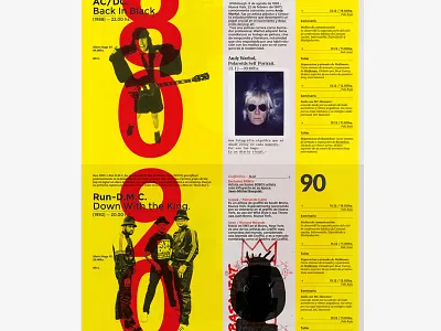 8090® acdc design editorial festival graphic layout music type typography