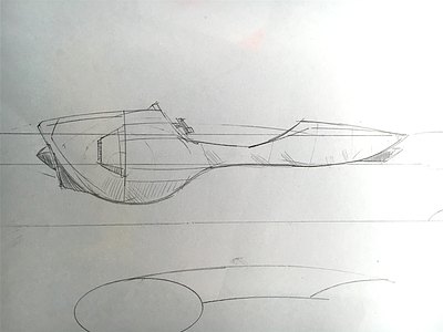 Rocket Bike Sketch 01 jet motorcycle turbine vehicle