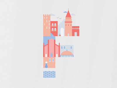 36 Days of Type _ F 36days f 36daysoftype alphabet f illustration letter type