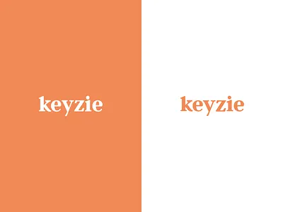 Keyzie Logo brand home identity keyzie logo logotype real estate spacetime type wordmark
