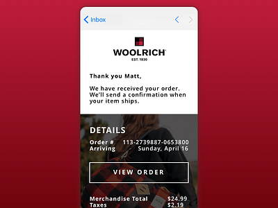 Daily UI challenge #054 — Confirmation dailyui