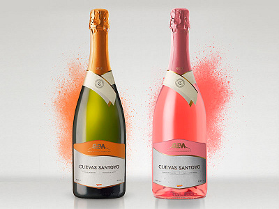 Cuevas Santoyo Wine rebranding cueva cueva santoyo label label design sparkling wine branding wine label winery