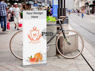 Standard Roll Up Mockup PSD advertise advertising mockup banner banner mockup roll up rollup rollup mockup standard roll up