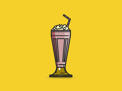 Milkshake candy dessert drink icon iconfinder milkshake nounproject