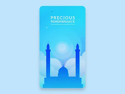 Book Reading App Splash Screen app book illustration ios mobile mosque precious read religious splash ui welcome