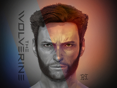 The Wolverine 3d portrait modeling hugh jackman portrait logan wolverine x man