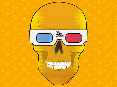 Stay Golden affinity illustration skull stay golden