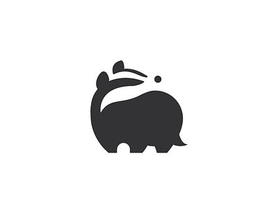 Badger animal badger character clean design identity illustration logo logotype mark minimal symbol