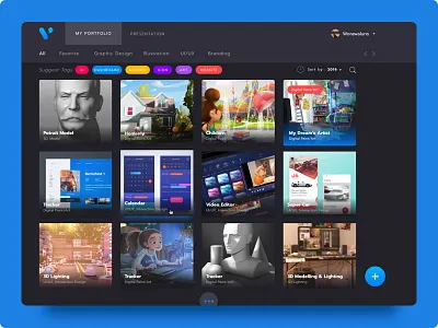 Profile Page | View Port design landing page port ui ux view view port viewport web web design website