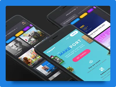 Mobile | View Port design landing page mobile port responsive ui ux view port viewport web web design website