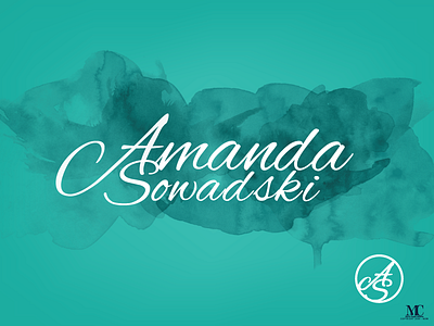 Amanda Sowadski Logo & Icon Design branding coaching feminine life coach logo design mentor signature visual identity