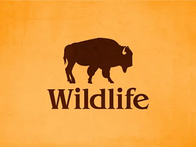 Wildlife Logo | #ThirtyLogos Day 5 animal bison buffalo logo thirty logos thirtylogos wildlife
