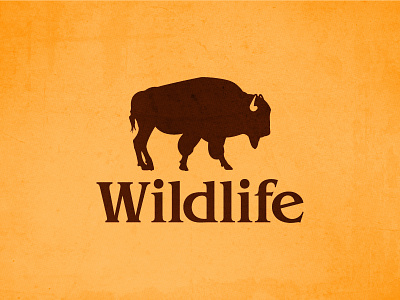 Wildlife Logo | #ThirtyLogos Day 5 animal bison buffalo logo thirty logos thirtylogos wildlife