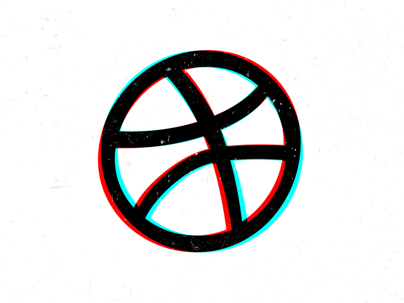 Dribbble animated dribbble gif glitch video