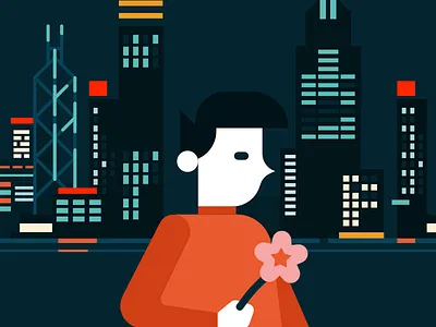 Living and moving in Hong Kong city cityscape ferry hong kong lights love night travel