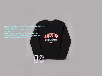 HH83 fashion design garment hammerstein hooligans