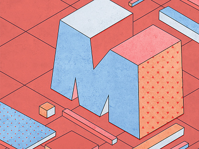 36 Days of Type _ M 36days m 36daysoftype alphabet illustration letter m type