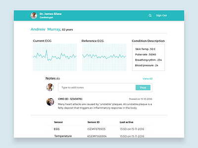 A medical platform that tracks heart condition doctors heart heartcondition hospital medical medicine web webportal website