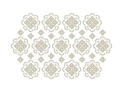 Repeating Patterns clean floral line minimal morocco pattern repeat