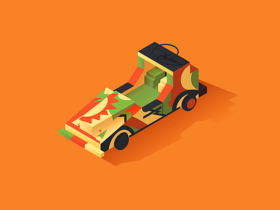 Jamaica, we have a bobsled team! cool illustration iso jamaica kart running sled