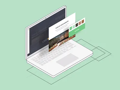 Styling airplane brixel buildings city design estate future illustration real ui ux wide