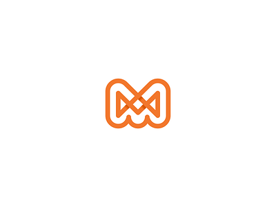 Mimir brand branding code infinity lettermark logo m minimal minimalist monogram online symbol