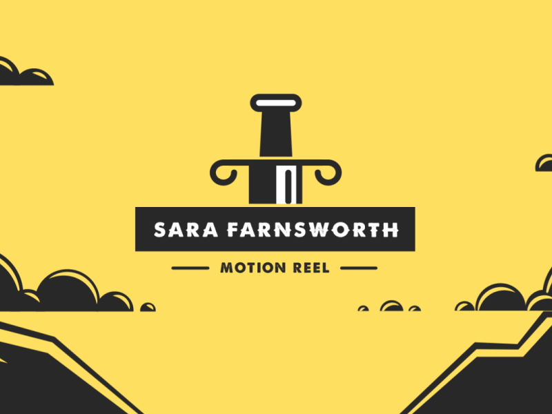 New Reel! animation motion motion graphics reel sword