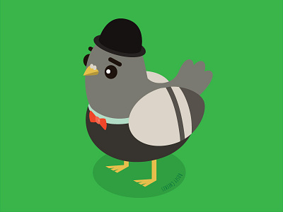 Pidgepidge bow tie classy cute hat pigeon