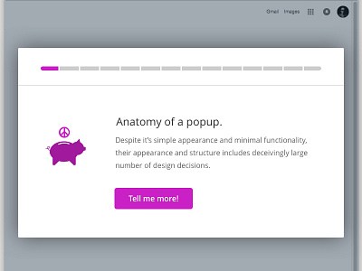 Anatomy of a popup modal window overlay popup