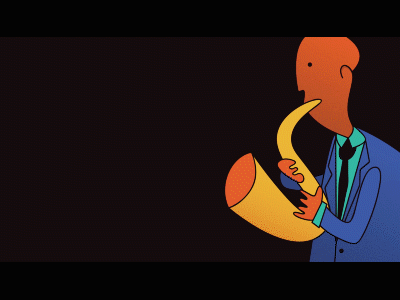Jazz Animation band jazz music musical instrument musician sax saxophone trumpet