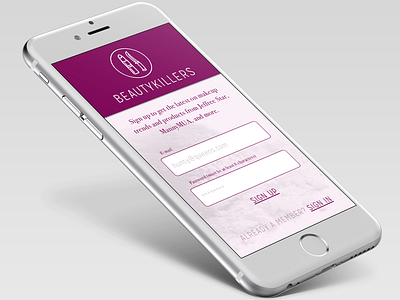 001 Sign up 001 dailyui dailyui001 mobile signup