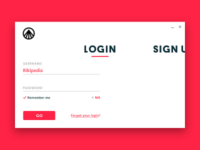 Login UI landing page login minimal simple ui