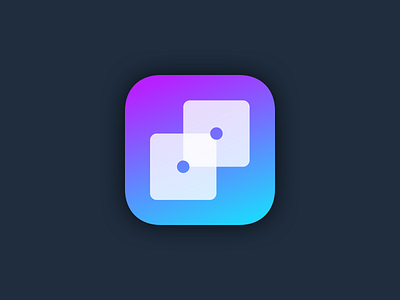 Intersection Icon app appicon emblem icon identity intersect ios launcher logo mark