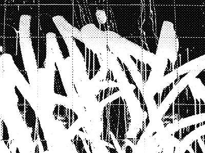 Sloppy black and white graffiti grit nasty slop spray can spraypaint texture