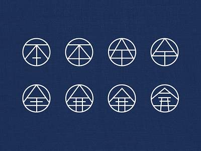 Mark Exploration brand icon identity japanese logo mark