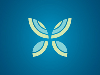 Pre-made LOGO for sale - Butterfly 3 blue butterfly butterfly design hong kong logo logos mack minimalism pre made social sold 蝴蝶