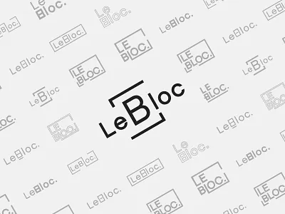 Branding LeBloc brand branding design id logo process