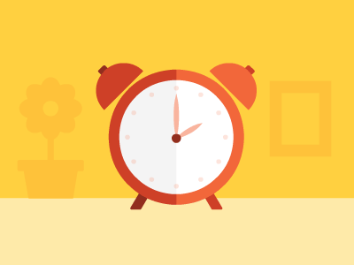 Math: Time alarm animation clock desk education gif math time