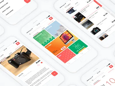 CLplus mobile app app craigslist ios product design sketch ui ux