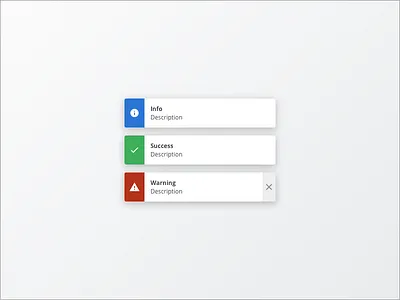 Toast Notifications notifications platform styleguide toast ui ux web