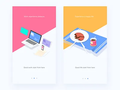 Start page illustrations interface start page ui