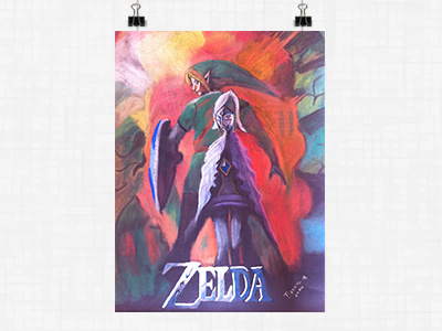Poster - The Legend of Zelda: Skyward Sword nintendo skyward sword the legend of zelda