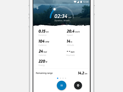 Workout activity activity app bicycle clean dashboard fitness graph material running sports strava workout