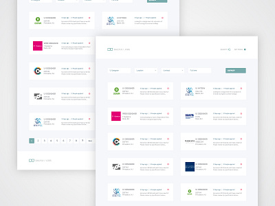 Job Listing dailyui ui